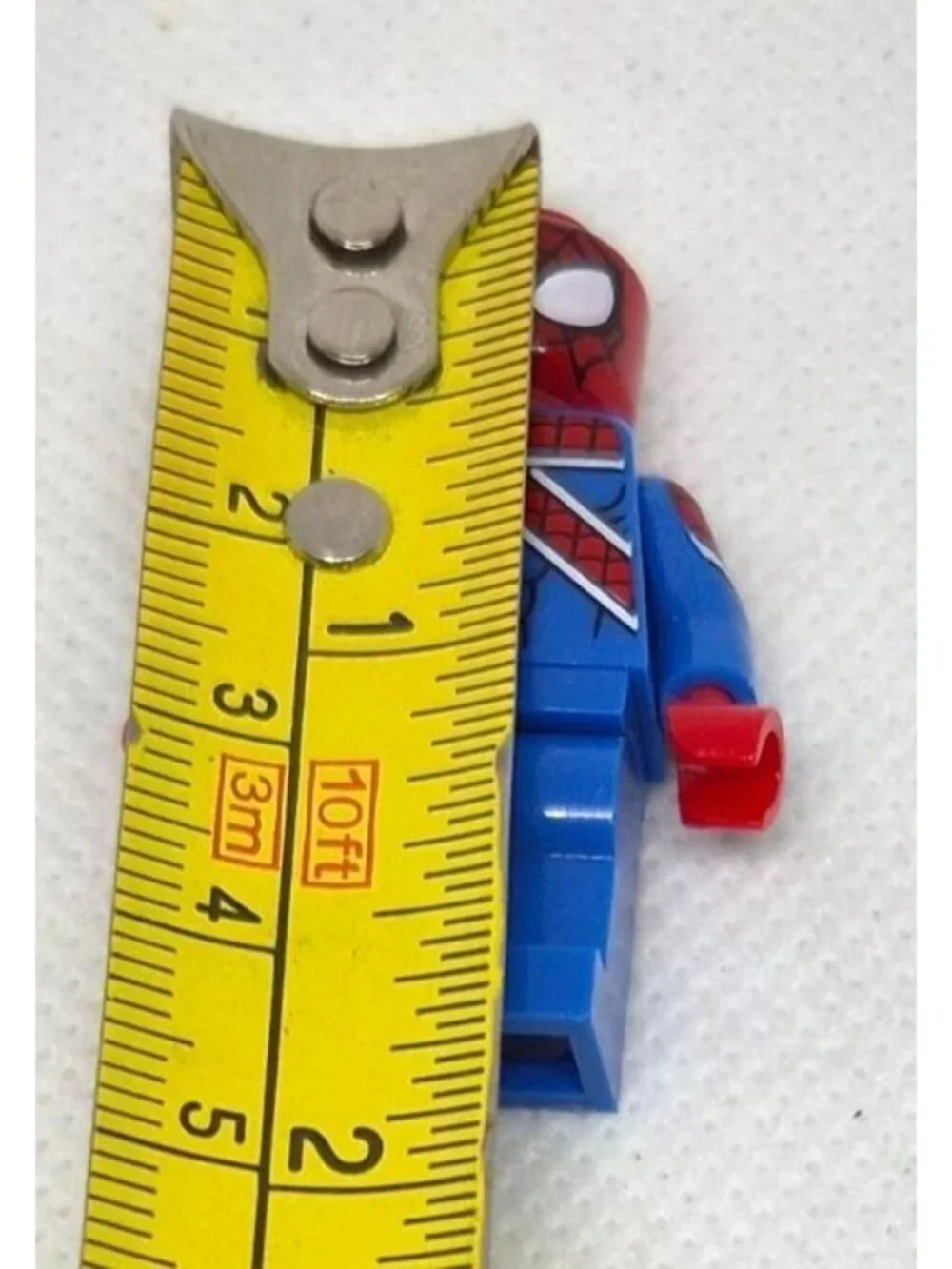 Union Jack Spider-Man Mini Figure Block Toy Collectible With Detailed Web Design